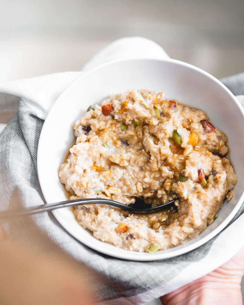 Quick healthy breakfast | Healthy oatmeal toppings