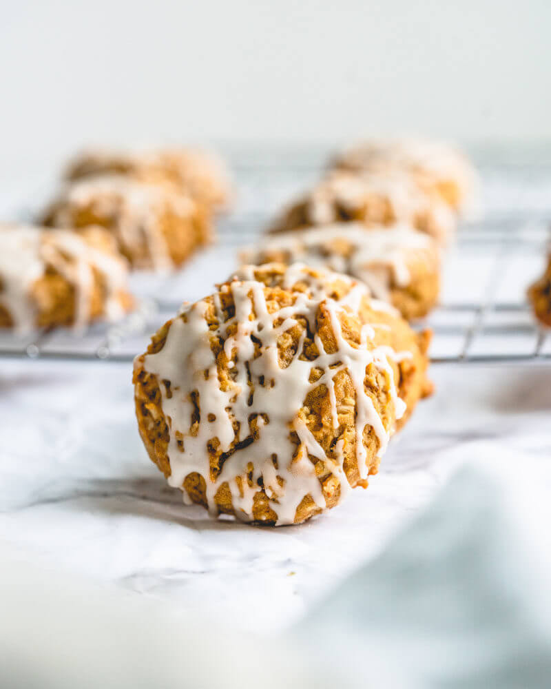 Chewy pumpkin oatmeal cookies 