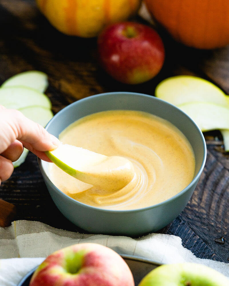 Pumpkin yogurt fruit dip recipe | Easy fruit dip | Pumpkin dip