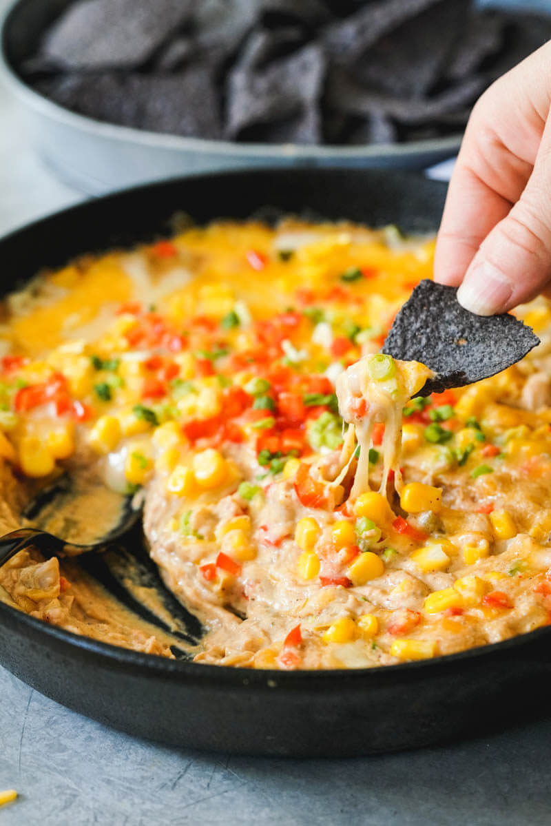 Mexican Cheese Dip Recipe | easy finger food recipes for a crowd