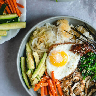 dolsot bibimbap | dolsot pan | how to make bibimbap | vegetarian bibimbap