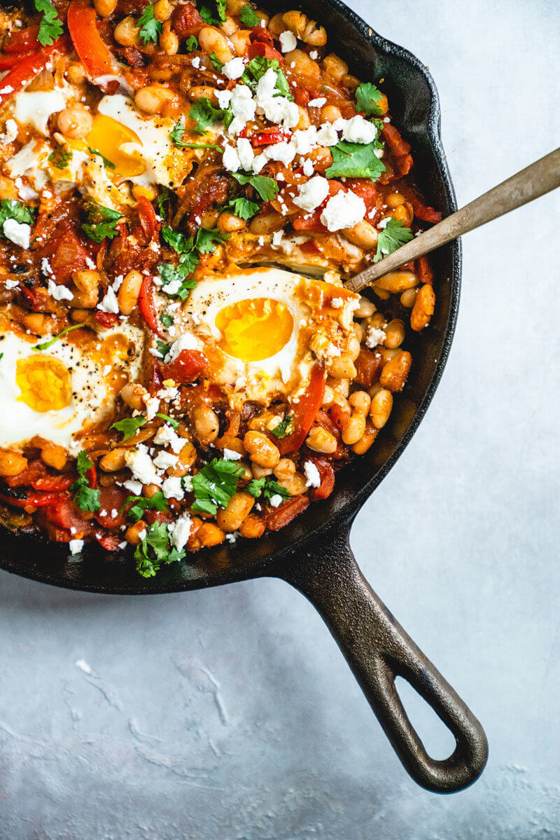 Shakshuka with feta
