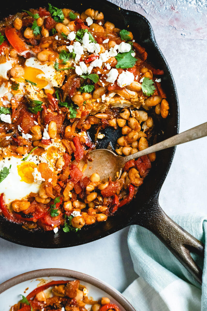 Shakshuka with feta