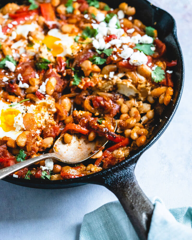 White bean shakshuka recipe