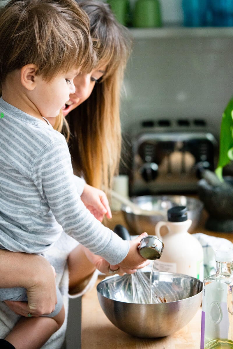 Making pancakes
