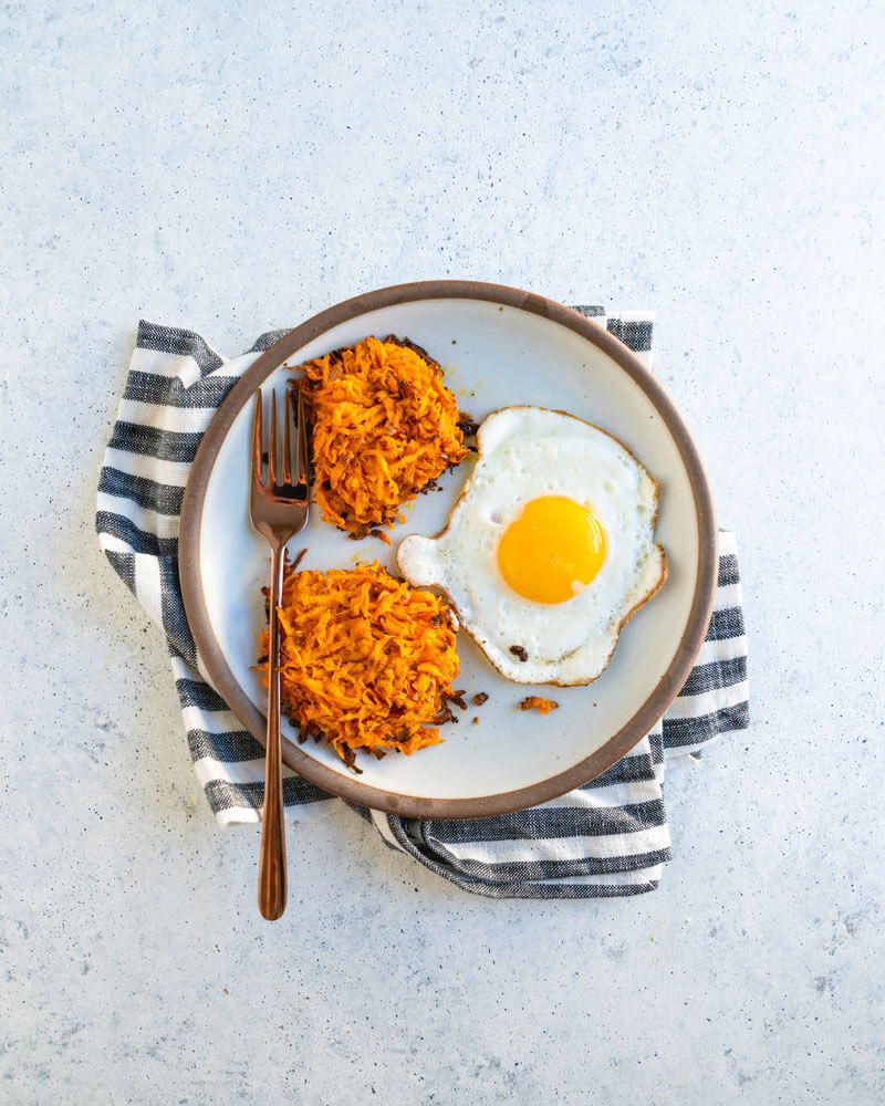 Healthy breakfast plate 