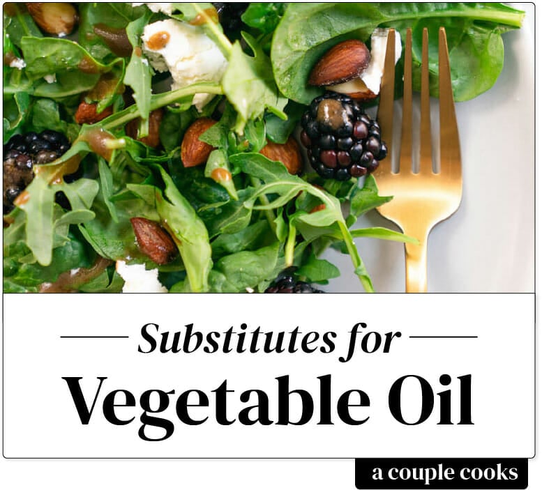 Substitute for vegetable oil