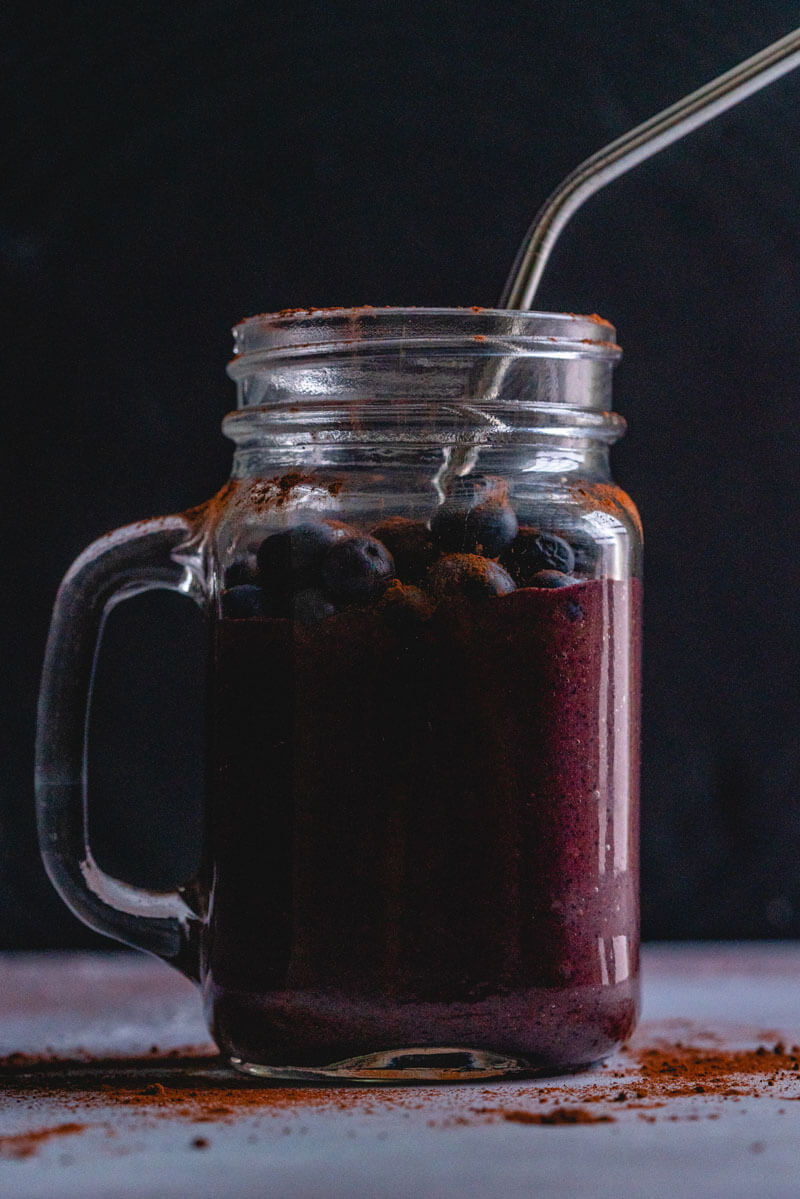 Chocolate banana smoothie