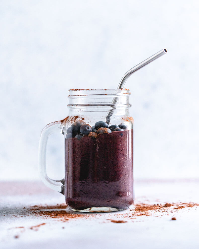 Chocolate banana smoothie