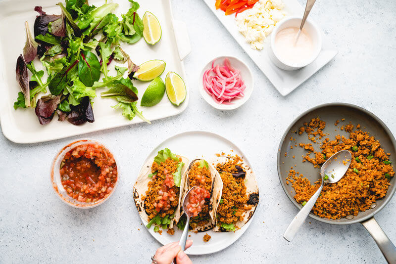 Loaded Quinoa Tacos | Quinoa taco filling | Vegetarian taco recipe