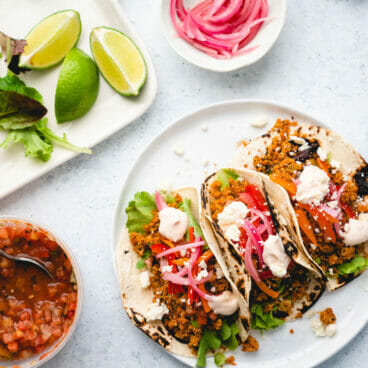 Loaded Quinoa Tacos | Quinoa taco filling | Vegetarian taco recipe
