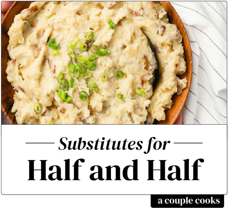 Substitute for half and half