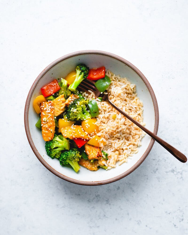 Best stir fry vegetables | Teriyaki vegetables | Tempeh stir fry