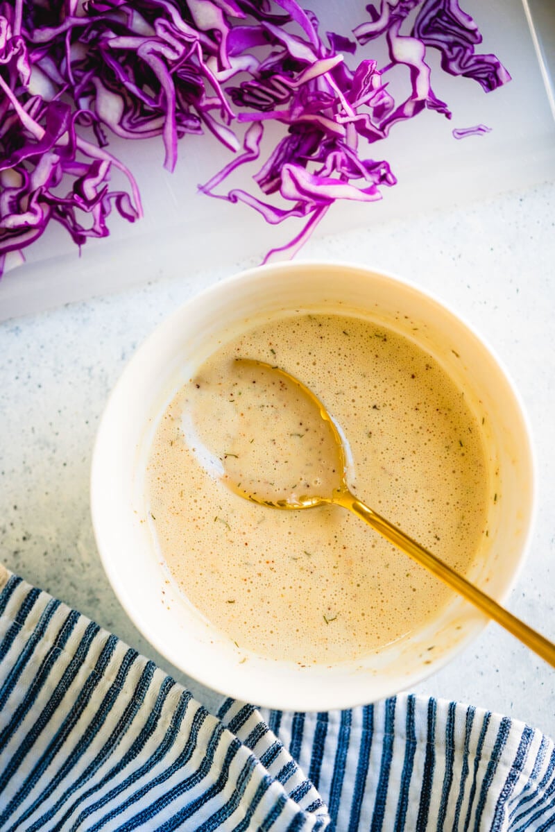 Easy coleslaw dressing