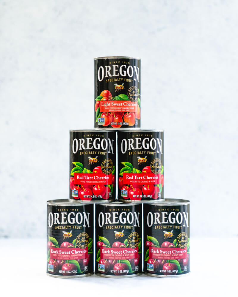 canned cherries for crustless cheesecake