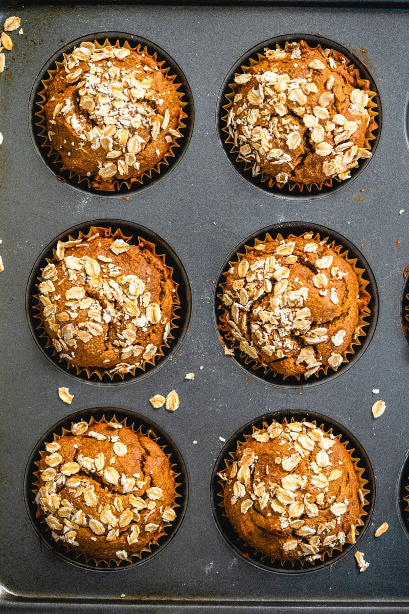 Banana blender muffins