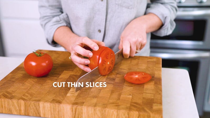How to Cut a Tomato | Cut thin slices