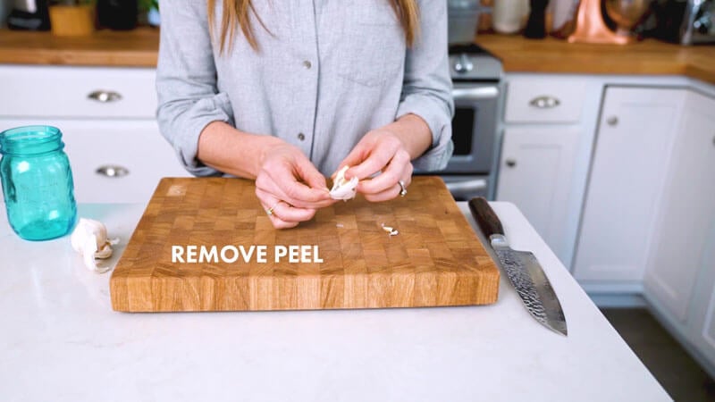 How to mince garlic | Remove peel