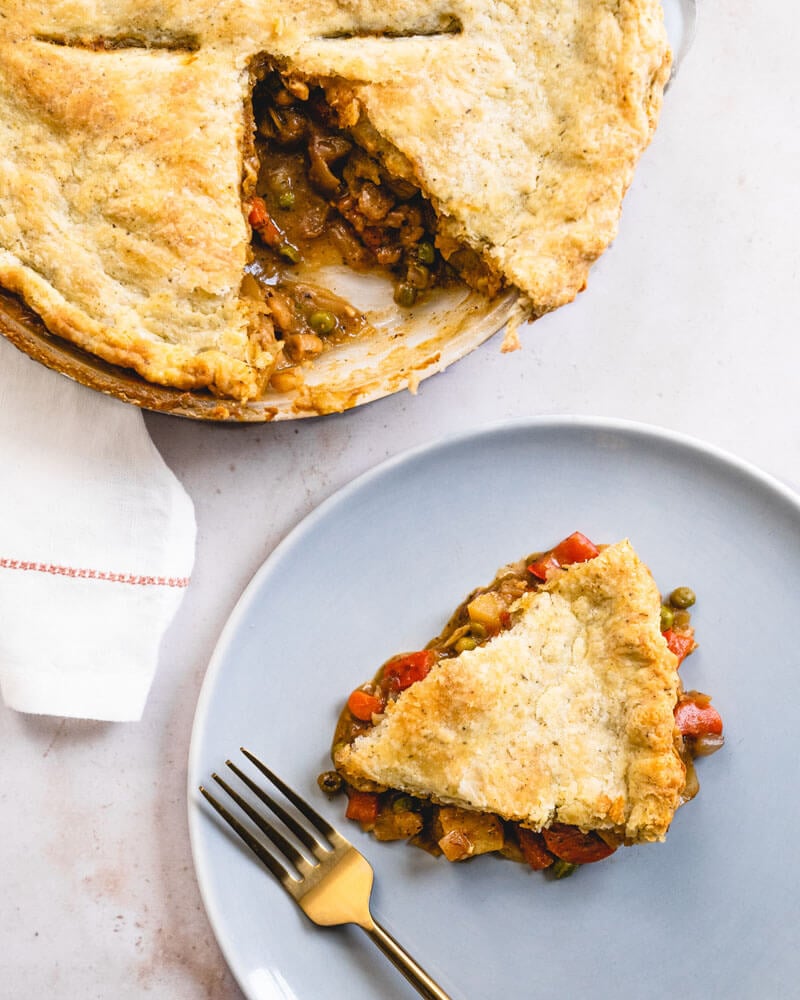 Vegetarian pot pie | How to make pot pie