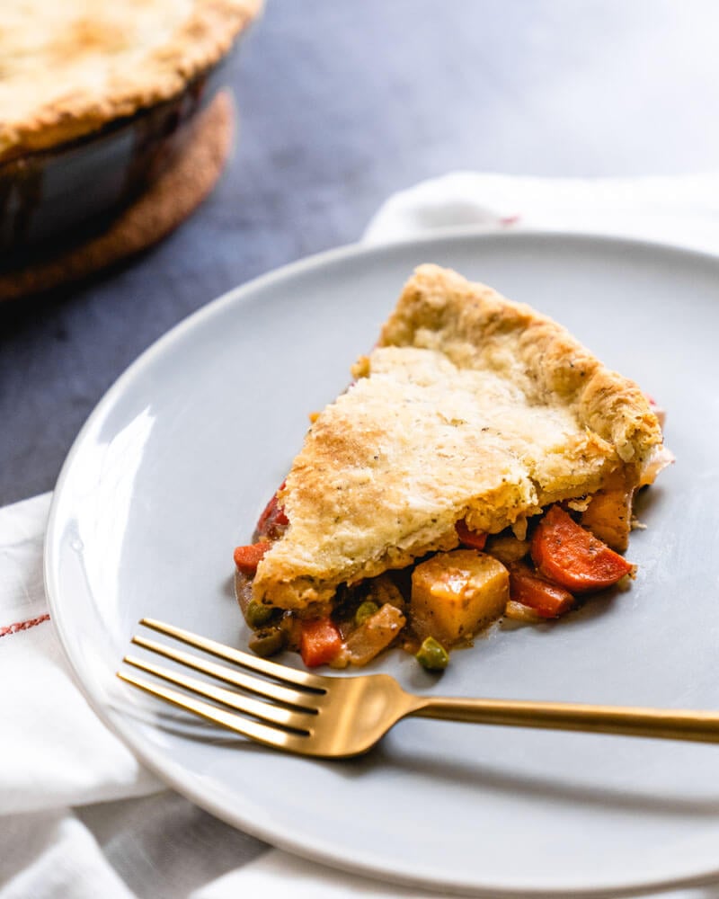 Vegetarian pot pie | Pot pie crust 