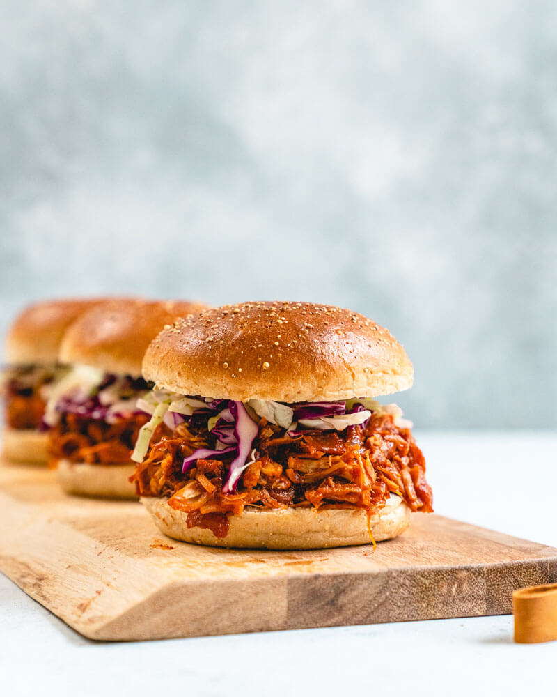 Jackfruit BBQ sandwich 