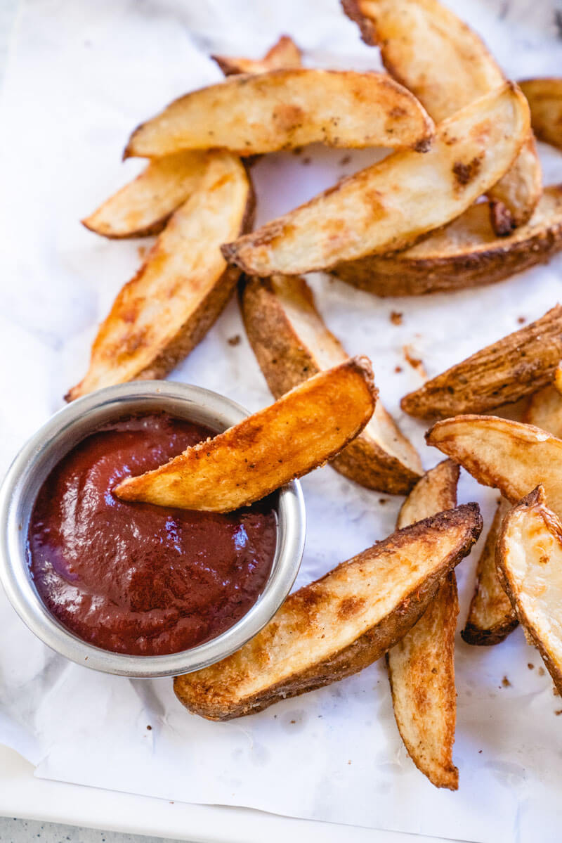 seasoned potato wedges