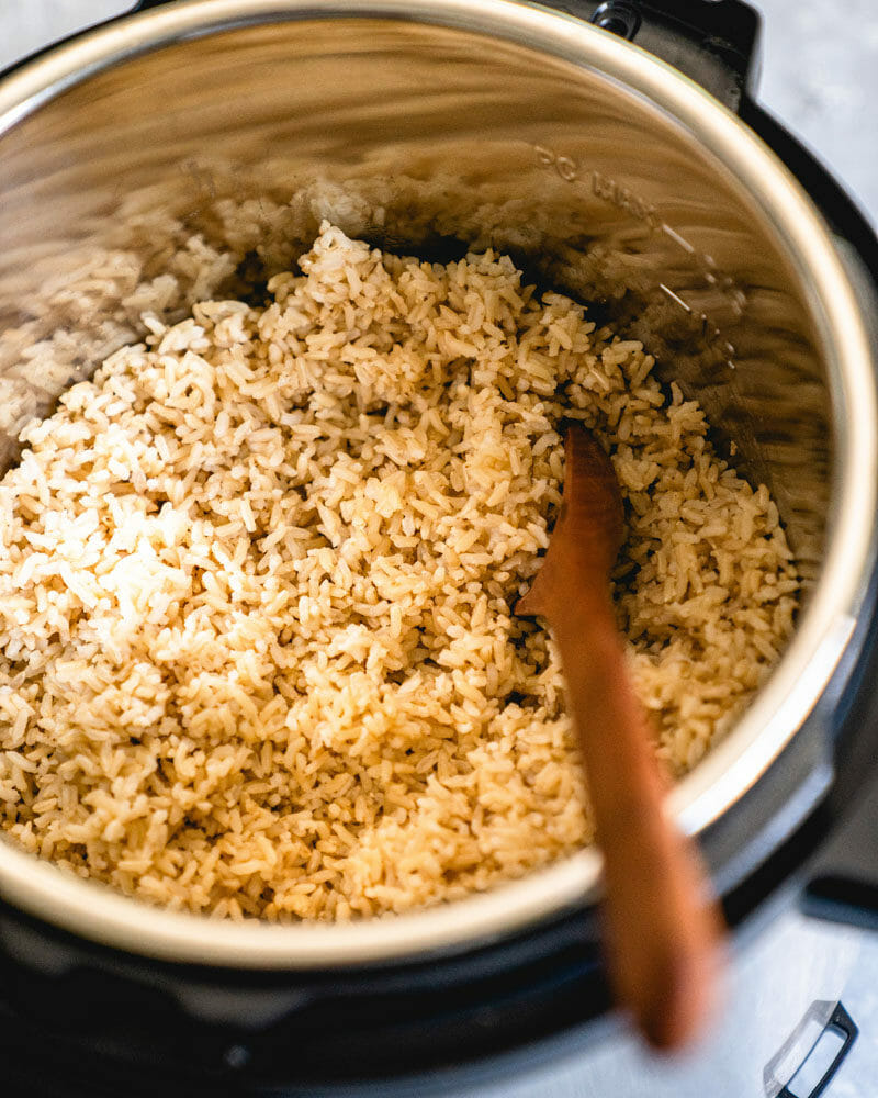 Brown rice in Instant Pot