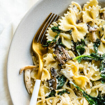 Mushroom pasta | Goat cheese pasta