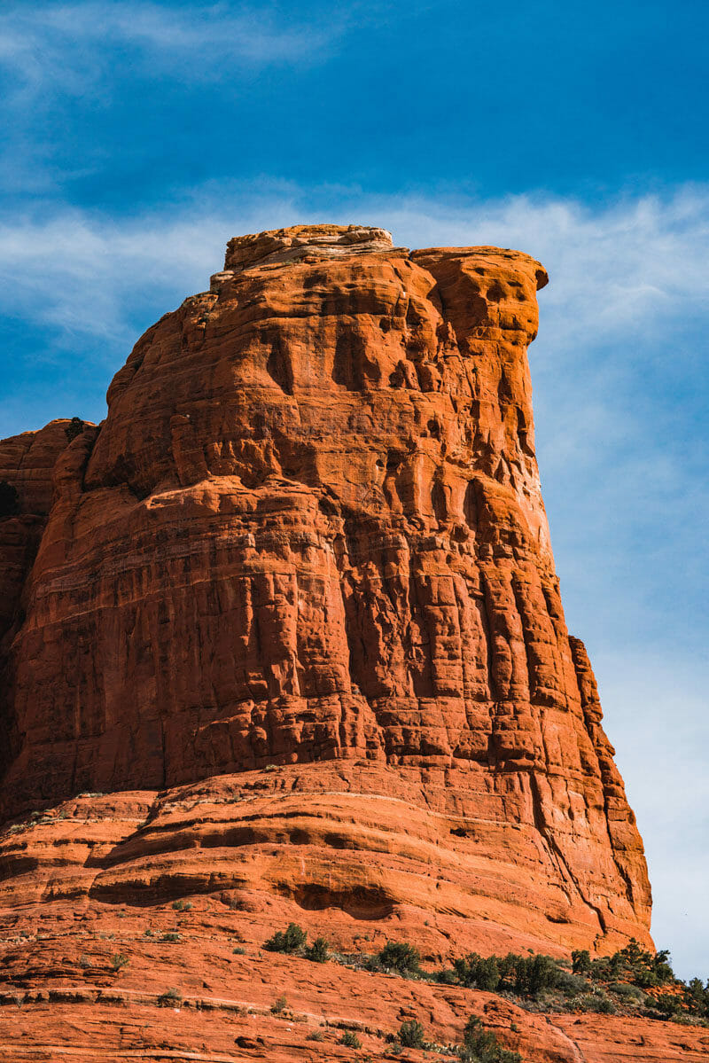 Coffee pot rock in Sedona