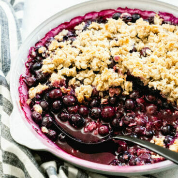 Easy blueberry crisp