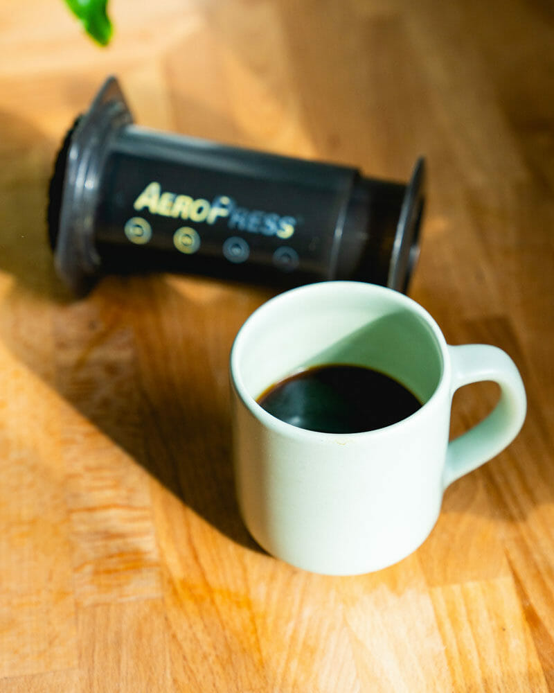Aeropress coffee