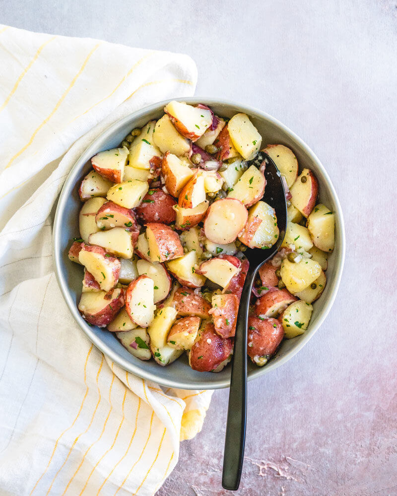 French potato salad | Potato salad with capers