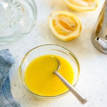Lemon vinaigrette | lemon salad dressing