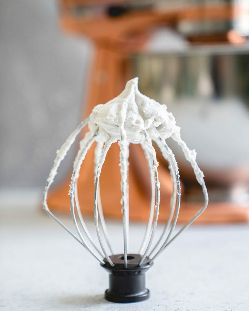 Vegan coconut whipped cream