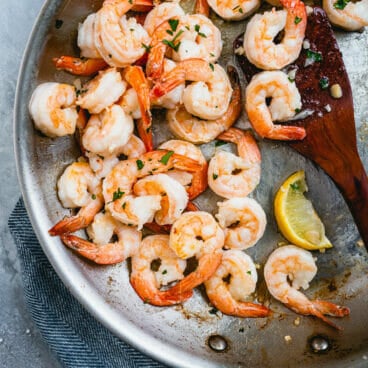 Garlic butter shrimp