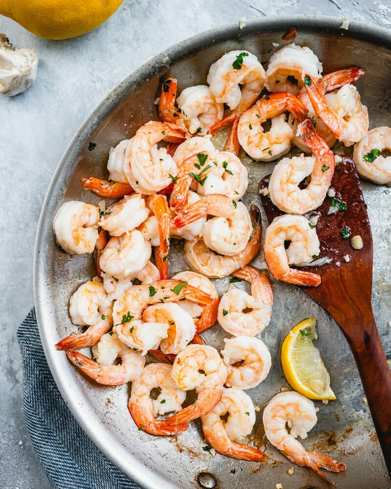 Garlic butter shrimp