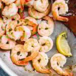 Garlic butter shrimp