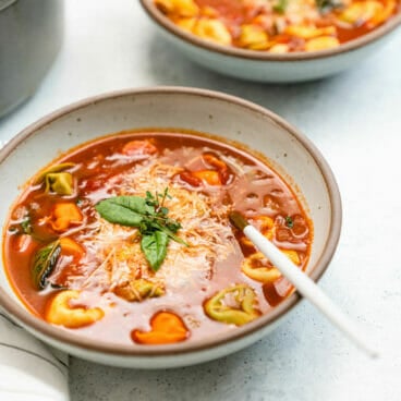 Tortellini soup