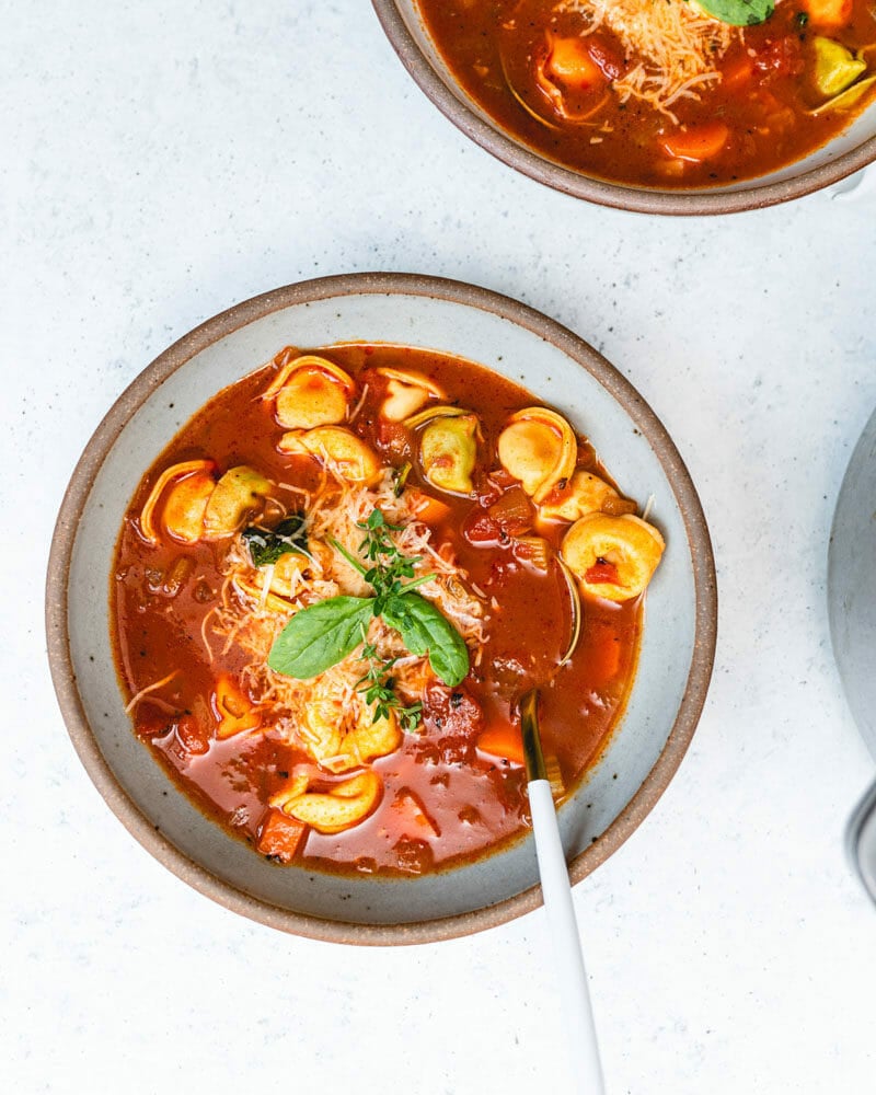 Tortellini soup