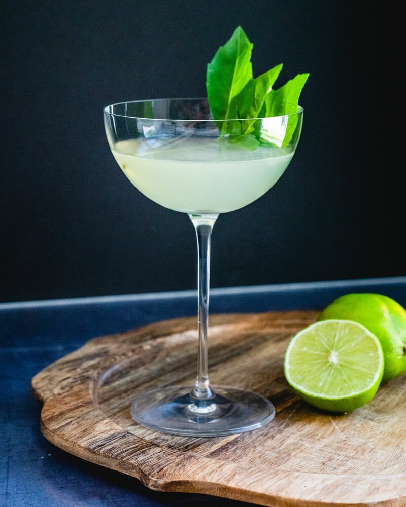 Basil gimlet