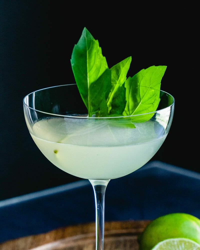 Basil gimlet