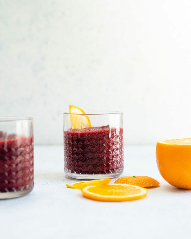 Cocktails with orange