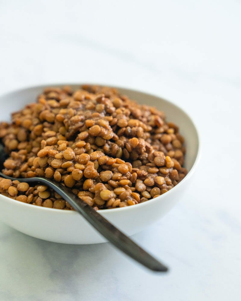 Lentils in a bowl