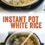 Instant Pot White Rice