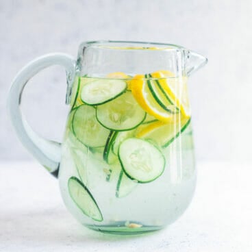 Cucumber lemon water recipe