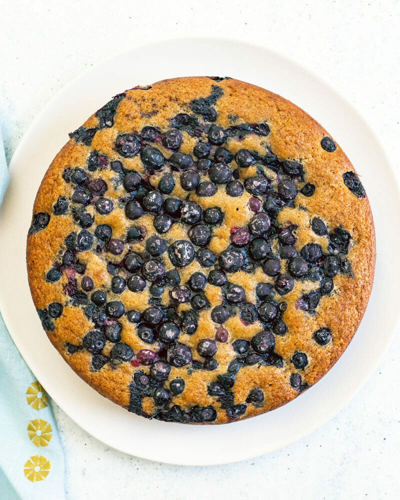 Blueberry lemon cake