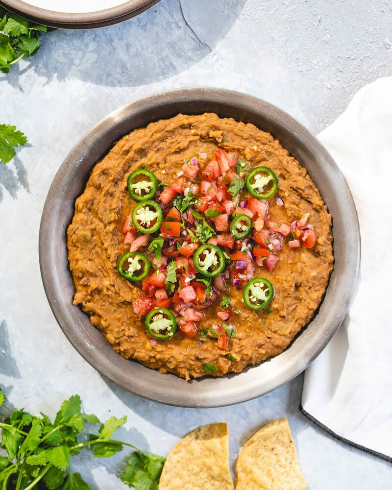 Refried bean dip