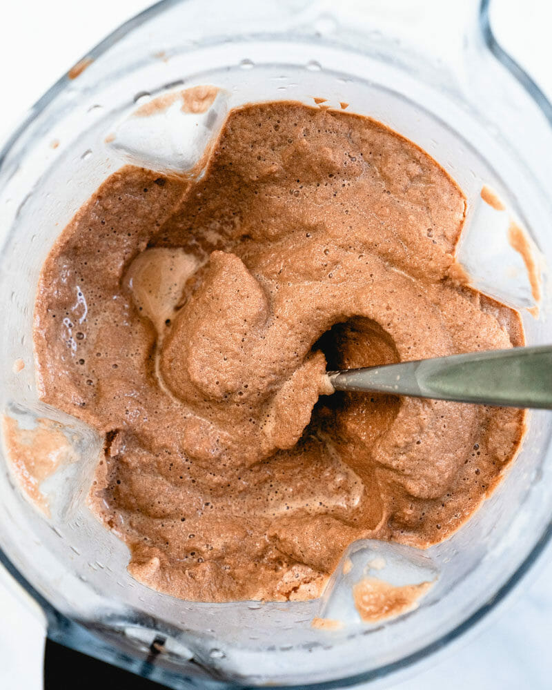 Blender with milkshake