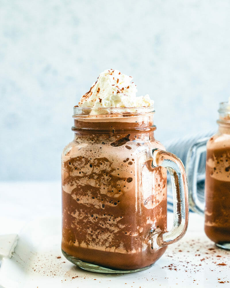 Frozen hot chocolate
