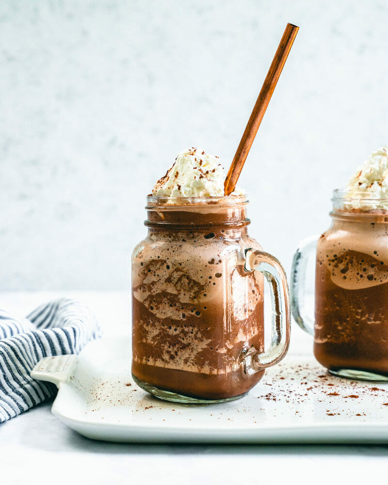 Frozen hot chocolate